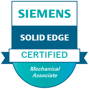 Solid Edge Mechanical - Associate Level Certification Badge