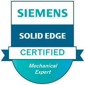 Solid Edge Mechanical - Expert Level Certification Badge